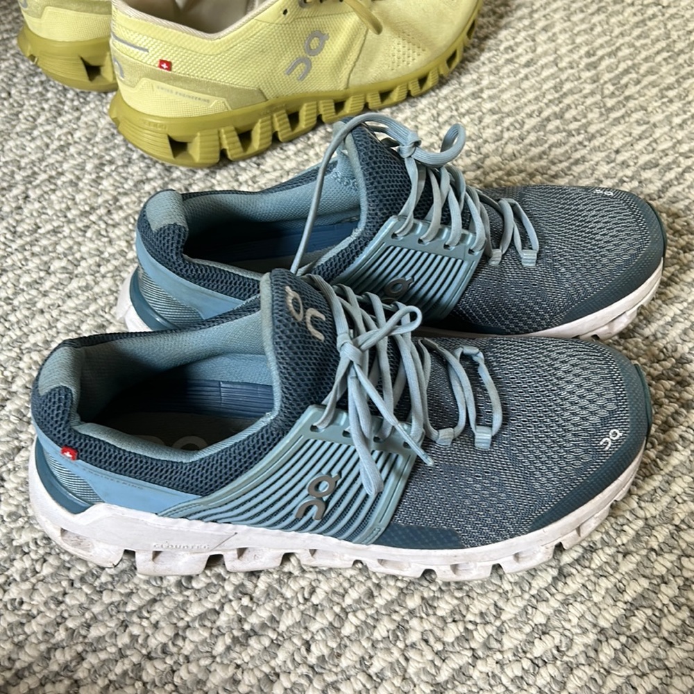On cloud running shoes